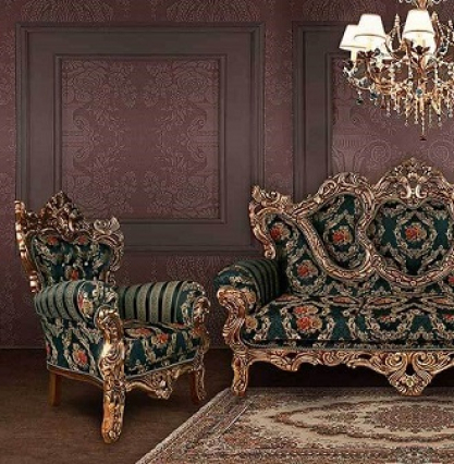 Types and colors of royal furniture and their comparison